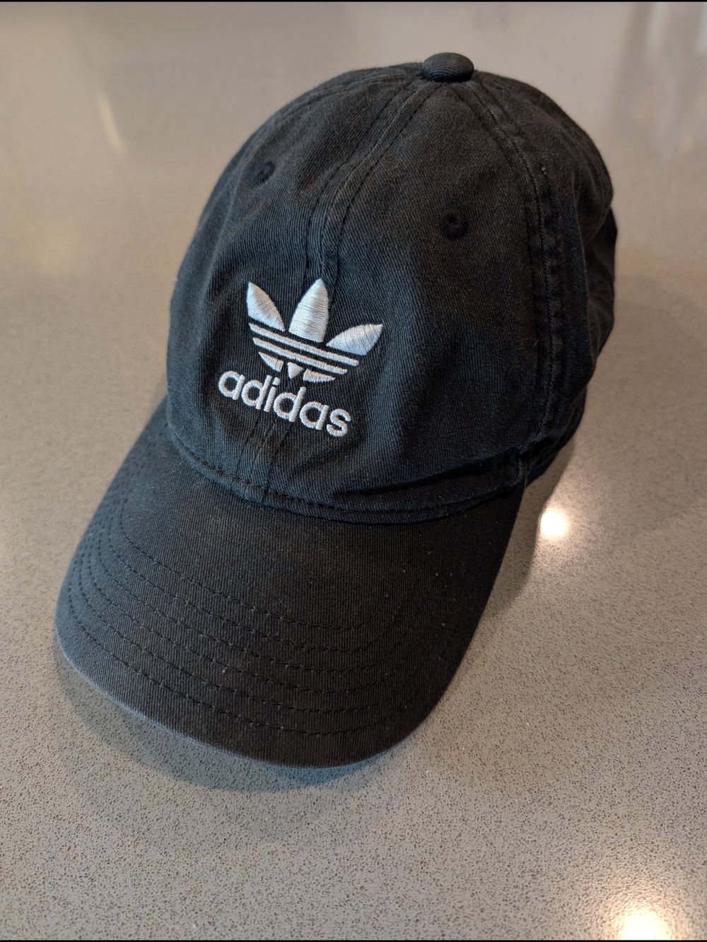 Adidas Originals Black Trefoil Baseball Cap